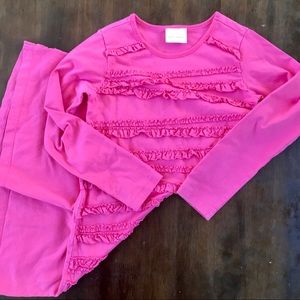 Girls Hanna Andersson ruffle dress